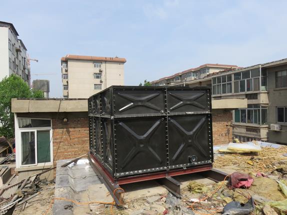 搪瓷鋼板水箱安裝中